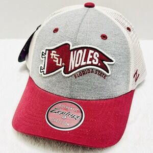 Zephyr Florida State Seminoles Estate‎ Renown Hat Cap Adjustable Snapback Gray
